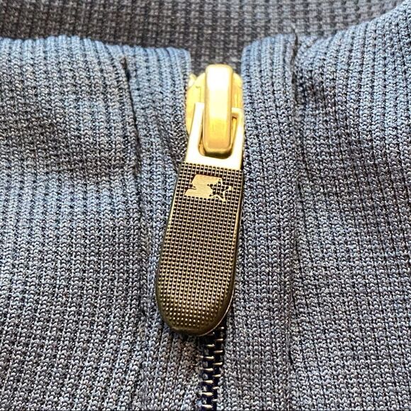 Starter Front Zip Closure Midnight Navy Jacket Size Small - Picture 6 of 12